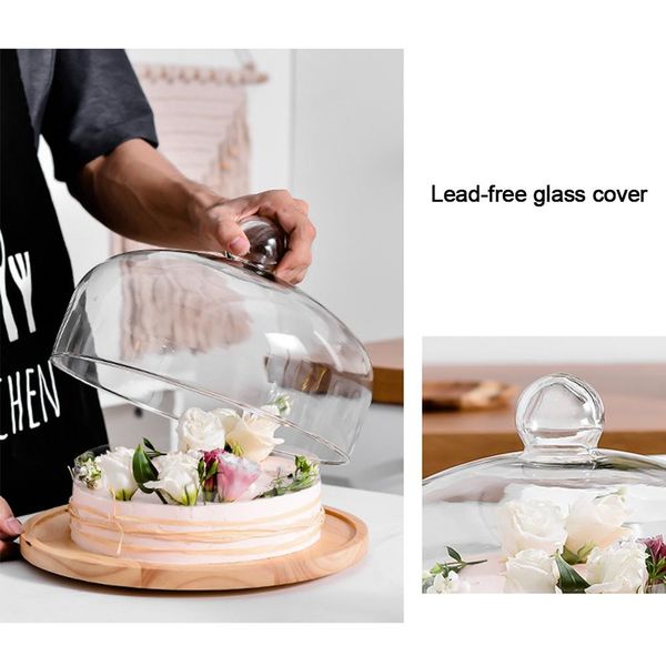 cake plate with glass dome wood cake tray with cover for home kitchen baking acacia wood
cake plate with glass dome wood cake tray with cover for home kitchen baking acacia wood