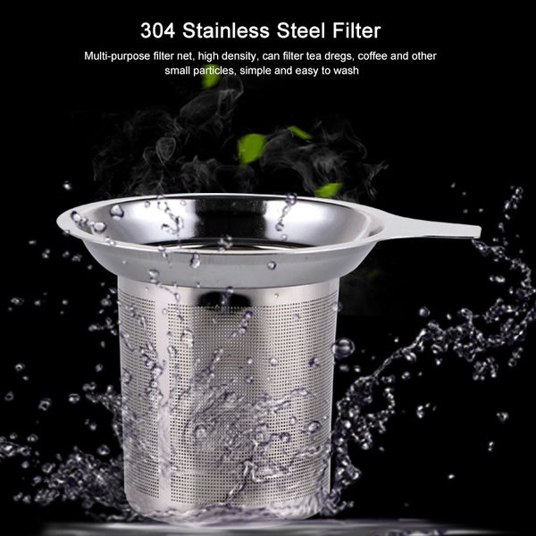 1pc stainless steel mesh tea infuser reusable strainer loose tea leaf filter for teapot drinkware kitchen accessories 
1pc stainless steel mesh tea infuser reusable strainer loose tea leaf filter for teapot drinkware kitchen accessories