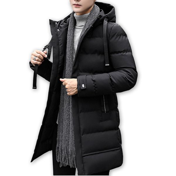 2019 autumn winter men's long jacket parkas men warm casual parka coat medium-long waterproof thickening hat jacket parka men, Black
2019 autumn winter men's long jacket parkas men warm casual parka coat medium-long waterproof thickening hat jacket parka men, Black