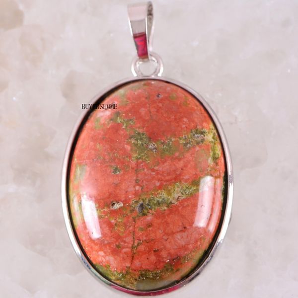 oval 35x25mm natural stone beads multi color unakite epidote pendant fit necklace for girls women jewelry gift k658, Silver
oval 35x25mm natural stone beads multi color unakite epidote pendant fit necklace for girls women jewelry gift k658, Silver
