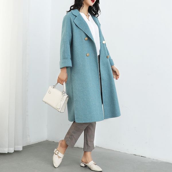 double-sided cashmere overcoat spring 2019 new 100% wool coat for women winter overcoats wide-waisted blue coats wide-waisted, Black
double-sided cashmere overcoat spring 2019 new 100% wool coat for women winter overcoats wide-waisted blue coats wide-waisted, Black