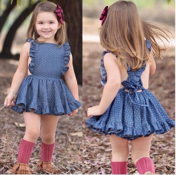 baby girls suspender dot print dress children ruffle sleeve denim princess dress 2019 summer fashion boutique kids clothing z01, Red;yellow
baby girls suspender dot print dress children ruffle sleeve denim princess dress 2019 summer fashion boutique kids clothing z01, Red;yellow