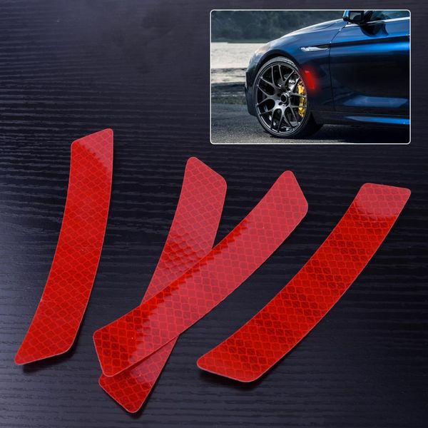 dwcx 4pcs/set reflective red car wheel eyebrows sticker fender flare arch warning sign self-adhesive decal
dwcx 4pcs/set reflective red car wheel eyebrows sticker fender flare arch warning sign self-adhesive decal