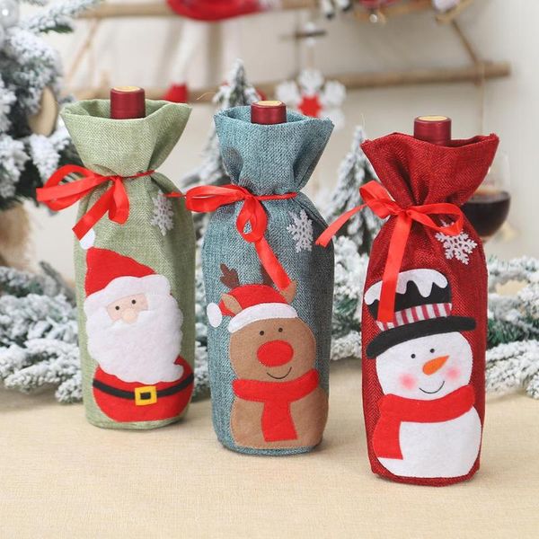 рождество красный бутылки вина декор набор санта клауса бутылки обложка xmas декор
рождество красный бутылки вина декор набор санта клауса бутылки обложка xmas декор