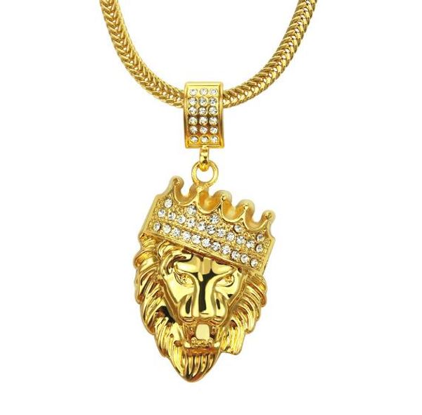 mens' necklace jewelry iced out bling bling gold plated lion head pendant men necklace gold filled for gift present wl896, Silver
mens' necklace jewelry iced out bling bling gold plated lion head pendant men necklace gold filled for gift present wl896, Silver
