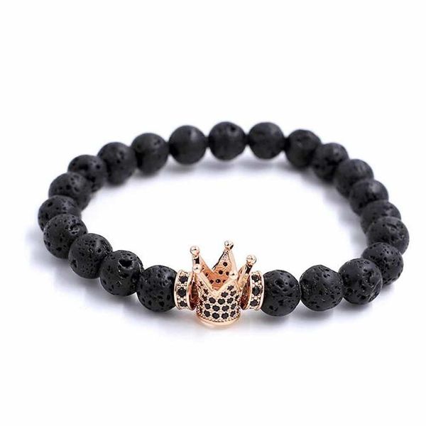 micro pave black cz zirconia gold king crown charm bracelet men dull polish matte stone bead bracelet anil arjandas for women, Golden;silver
micro pave black cz zirconia gold king crown charm bracelet men dull polish matte stone bead bracelet anil arjandas for women, Golden;silver