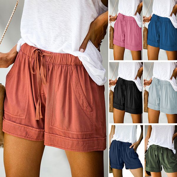 new summer women casual solid shorts 13 colors streetwear elastic waist lace up pocketed loose wide-leg shorts plus size 5xl, White;black
new summer women casual solid shorts 13 colors streetwear elastic waist lace up pocketed loose wide-leg shorts plus size 5xl, White;black