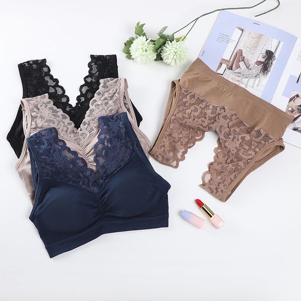 women black lace lingerie femme seamless wireless bra intimates bralette brassiere crop push up bras for women, Red;black
women black lace lingerie femme seamless wireless bra intimates bralette brassiere crop push up bras for women, Red;black