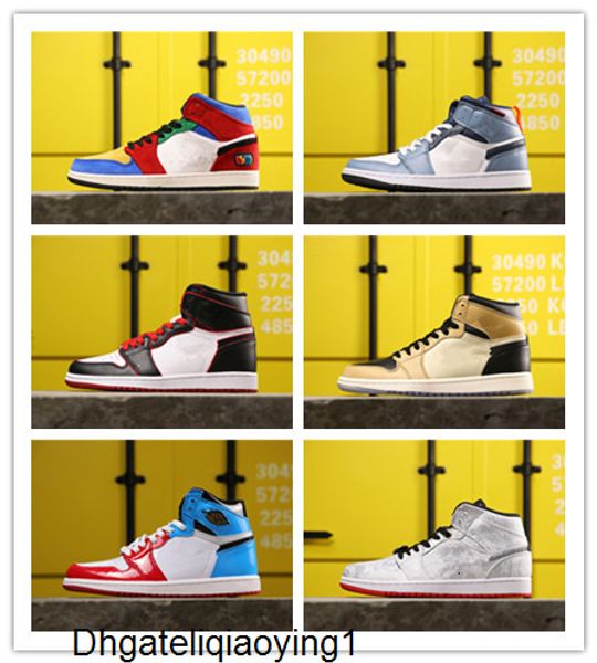 wholesale new 1 i og mid fearless gym red wmns men basketball shoes designer 1s sneakers sports outdoor trainers good quality size 36-46, Black
wholesale new 1 i og mid fearless gym red wmns men basketball shoes designer 1s sneakers sports outdoor trainers good quality size 36-46, Black