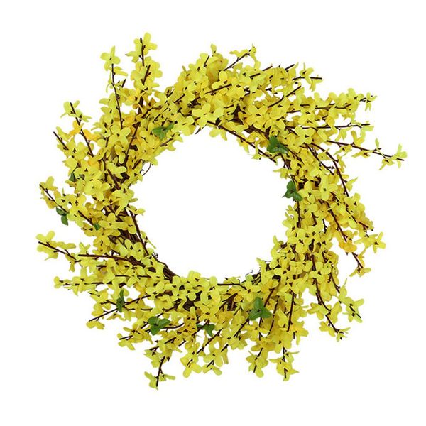 hand-made artificial winter jasmine wreath pendant for home door showcase decor wreath
hand-made artificial winter jasmine wreath pendant for home door showcase decor wreath