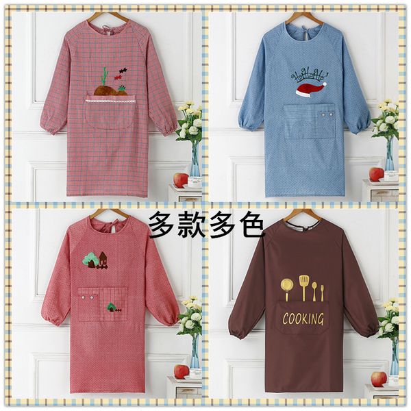 fashion men and women long sleeve waterproof apron household kitchen oil jacket pure cotton cooking overalls waist apron
fashion men and women long sleeve waterproof apron household kitchen oil jacket pure cotton cooking overalls waist apron