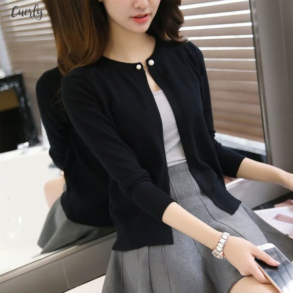 knitted cardigan women spring autumn long sleeve women sweater cardigan female single button pull femme, White;black
knitted cardigan women spring autumn long sleeve women sweater cardigan female single button pull femme, White;black