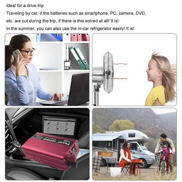 1000w car power inverter dc12v to ac220v aluminum alloy dual usb charger converter high converting efficiency converter
1000w car power inverter dc12v to ac220v aluminum alloy dual usb charger converter high converting efficiency converter
