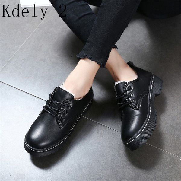 pu leather platform ankle boots women flat lace boots pu sole winter shoes woman chaussures femme, Black
pu leather platform ankle boots women flat lace boots pu sole winter shoes woman chaussures femme, Black