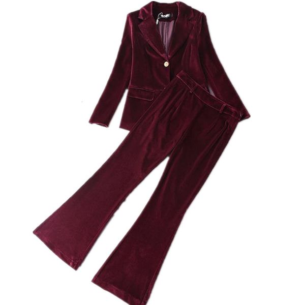 new pants suit velvet women business suits 2 piece blazer set female trouser suits ladies pant suits, White;black
new pants suit velvet women business suits 2 piece blazer set female trouser suits ladies pant suits, White;black