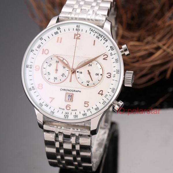 five needle eyes mens watch quartz chronograph luxury mens watches 316l steel leather wristwatch montre de luxe, Slivery;brown
five needle eyes mens watch quartz chronograph luxury mens watches 316l steel leather wristwatch montre de luxe, Slivery;brown