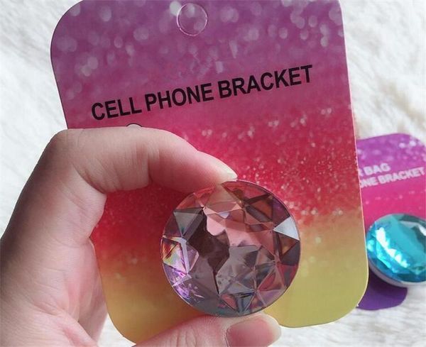 Cry tal diamond phone expand grip holder glitter for mart phone tand tablet upport for iphone x for am ung galaxy with package Cry tal diamond phone expand grip holder glitter for mart phone tand tablet upport for iphone x for am ung galaxy with package