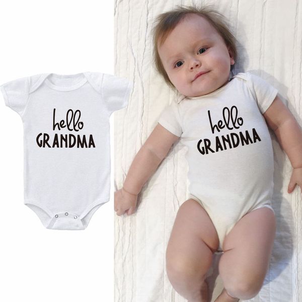 hello grandma white baby rompers cotton girls and boys clothes short sleeve romper newborn jumpsuit newborn baby clothing
hello grandma white baby rompers cotton girls and boys clothes short sleeve romper newborn jumpsuit newborn baby clothing