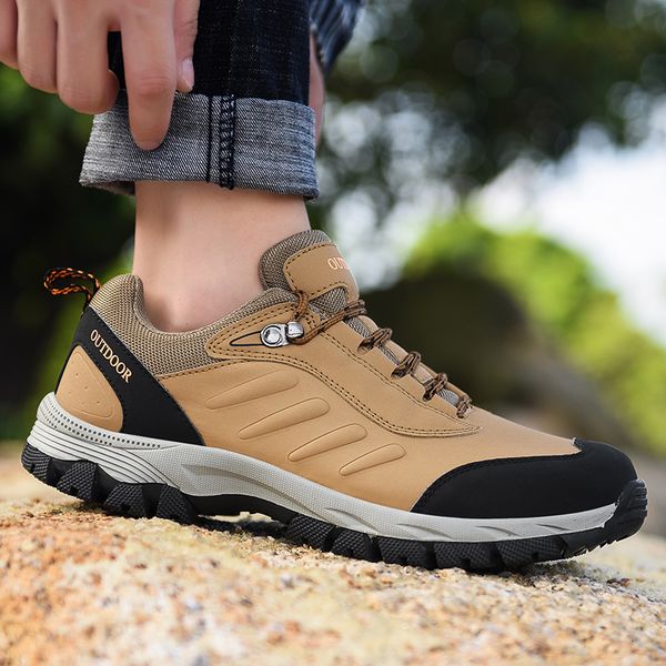 men's outdoor shoes pu leather waterproof non-slip hiking shoes solid casual
men's outdoor shoes pu leather waterproof non-slip hiking shoes solid casual