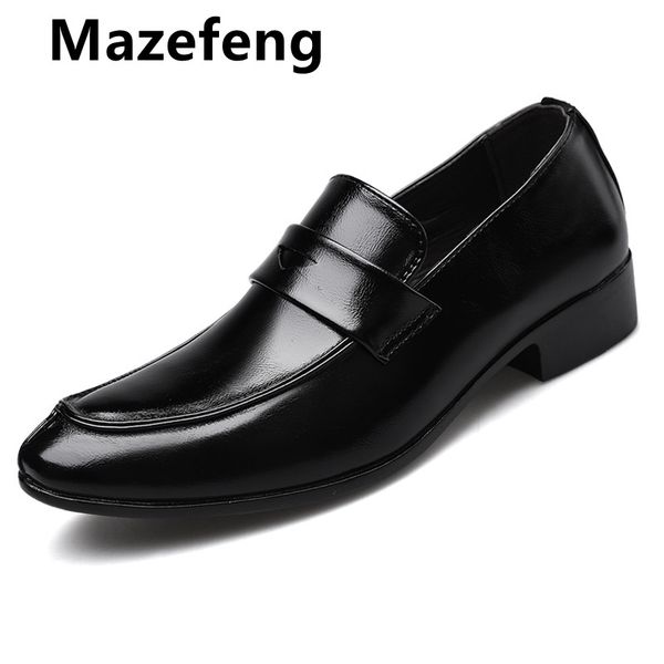 mazefeng classic business men's dress shoes fashion elegant formal wedding shoes men slip on office oxford for men zipper, Black
mazefeng classic business men's dress shoes fashion elegant formal wedding shoes men slip on office oxford for men zipper, Black
