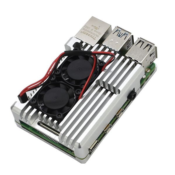 box aluminium alloy durable cover easy install accessories protective case housing practical enclosure shell for raspberry pi 4b
box aluminium alloy durable cover easy install accessories protective case housing practical enclosure shell for raspberry pi 4b