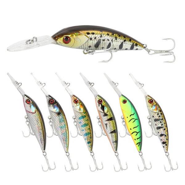 new realistic long lip laser crankbaits 8cm 5g wobbling twitch/jerk shallow diving natural flash fishing lure hook
new realistic long lip laser crankbaits 8cm 5g wobbling twitch/jerk shallow diving natural flash fishing lure hook