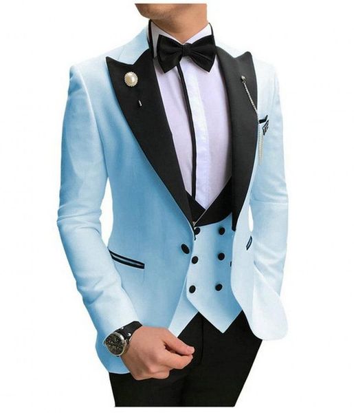 slim fit light blue groom tuxedos peak lapel groomsmen mens wedding dress style man jacket blazer 3 piece suit(jacket+pants+vest+tie) 868, Black;gray
slim fit light blue groom tuxedos peak lapel groomsmen mens wedding dress style man jacket blazer 3 piece suit(jacket+pants+vest+tie) 868, Black;gray