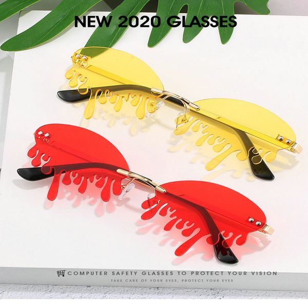 red stage catwalk tears sunglasses 2020 new fashion rimless funny sun glasses women brand design net red stage show hundred towers omjrz
red stage catwalk tears sunglasses 2020 new fashion rimless funny sun glasses women brand design net red stage show hundred towers omjrz