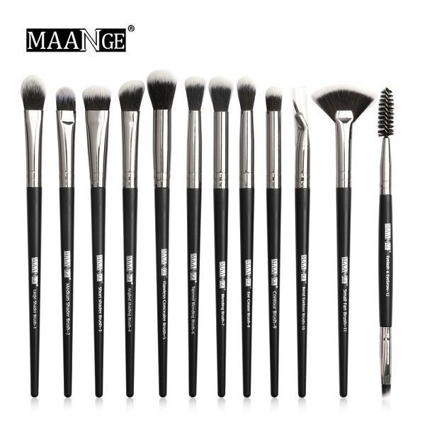 12 pcs/lot maange pro makeup brushes set eye shadow blending eyeliner eyelash eyebrow brushes for make up portable eye make up brush set
12 pcs/lot maange pro makeup brushes set eye shadow blending eyeliner eyelash eyebrow brushes for make up portable eye make up brush set