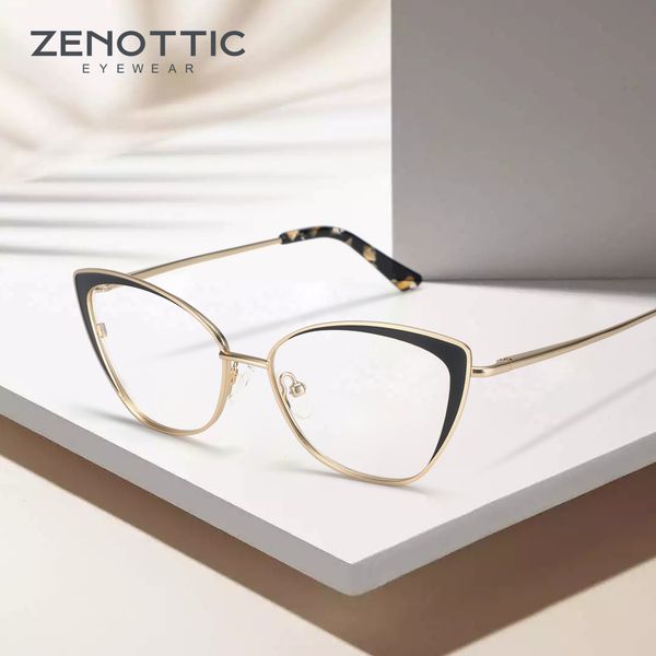 zenottic 2019 women retro metal cat eye glasses frame brand designer fashion eyewear myopia prescription optical eyeglasses, Black
zenottic 2019 women retro metal cat eye glasses frame brand designer fashion eyewear myopia prescription optical eyeglasses, Black