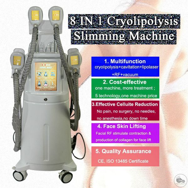 4 handles cryolipolysis machine cryo double chin removal fat reduciton criolipolisis cavitation rf slimming machines spa salon equiment
4 handles cryolipolysis machine cryo double chin removal fat reduciton criolipolisis cavitation rf slimming machines spa salon equiment