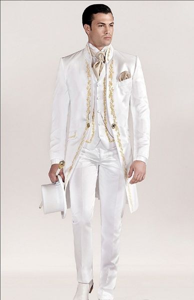 ivory embroidery tuxedos groom wedding men suits mens wedding suits tuxedo costumes de smoking pour hommes men(jacket+pants+tie+vest) 028, Black;gray
ivory embroidery tuxedos groom wedding men suits mens wedding suits tuxedo costumes de smoking pour hommes men(jacket+pants+tie+vest) 028, Black;gray