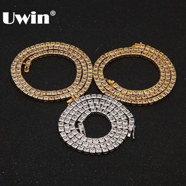 uwin bling bling iced out square colored cz tennis chain necklaces for men women hiphop gold chains cubic zirconia jewelry, Silver
uwin bling bling iced out square colored cz tennis chain necklaces for men women hiphop gold chains cubic zirconia jewelry, Silver