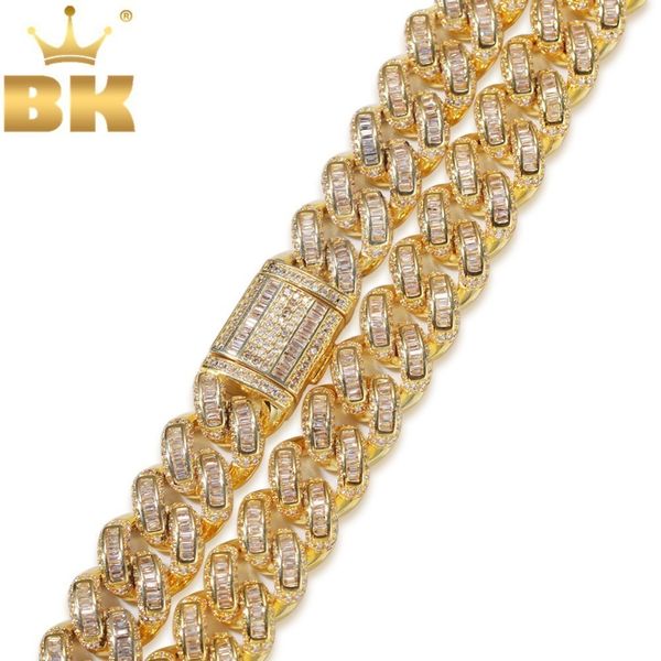 the bling king luxury iced cubic zirconia miami cuban link chain necklaces hiphop sqaure cz fashion jewelry chains, Silver
the bling king luxury iced cubic zirconia miami cuban link chain necklaces hiphop sqaure cz fashion jewelry chains, Silver