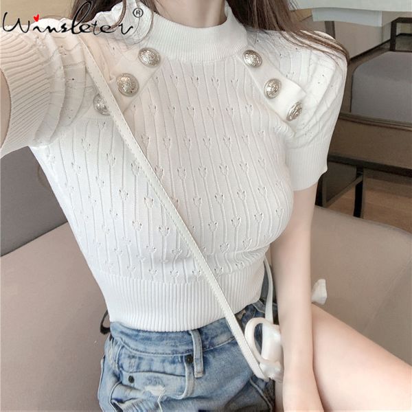 women's sweaters women knitting sweater short sleeves turtleneck jumper spring female cropped casual solid thin pullover ladies t06504, White;black
women's sweaters women knitting sweater short sleeves turtleneck jumper spring female cropped casual solid thin pullover ladies t06504, White;black