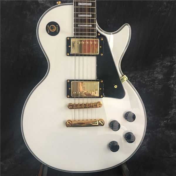 custom shop палисандровой накладкой. lp электрическая гитара аппаратного золота, белая, бесплатная доставка
custom shop палисандровой накладкой. lp электрическая гитара аппаратного золота, белая, бесплатная доставка