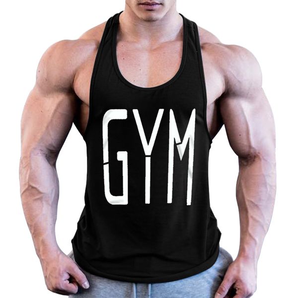 men' workout gym printing tank muscle fit sleeveless vest fitness y back stringer shirt bodybuilding, White;black
men' workout gym printing tank muscle fit sleeveless vest fitness y back stringer shirt bodybuilding, White;black