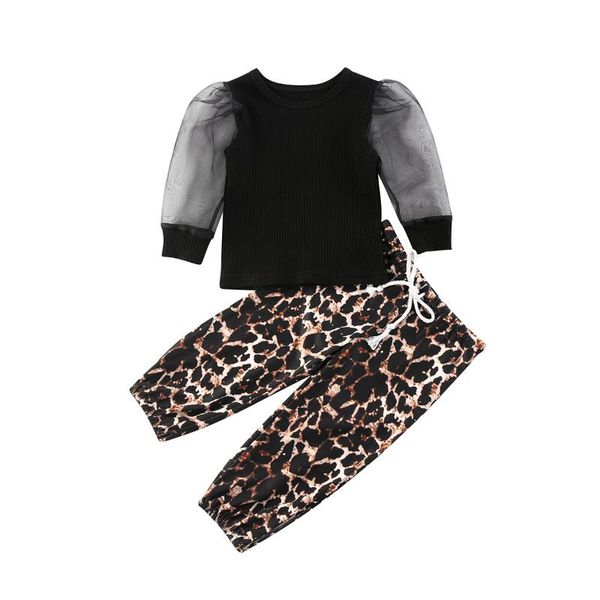 summer fashion toddler girls clothes sets cotton chiffon puff long sleeve t shirts +leopard pants 2pcs kids outfits suit, White
summer fashion toddler girls clothes sets cotton chiffon puff long sleeve t shirts +leopard pants 2pcs kids outfits suit, White