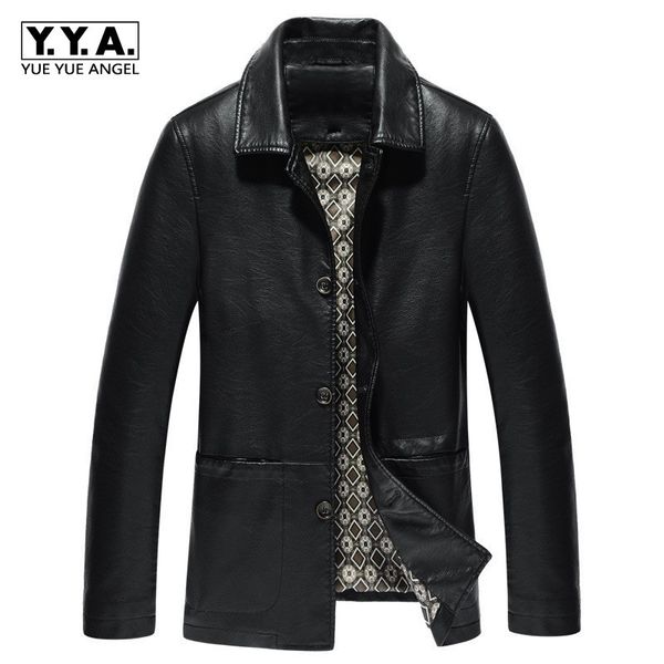 autumn winter mens long sleeve lapel pu leather jackets smart casual loose fit male faux leather outerwear coats plus size 4xl, Black
autumn winter mens long sleeve lapel pu leather jackets smart casual loose fit male faux leather outerwear coats plus size 4xl, Black