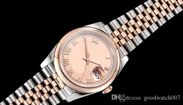 mens wo tone rose gold 36mm in 316f steel rose gold dial with roman numeral markers movement automatic mens men's bp asia 2813 watches, Slivery;brown
mens wo tone rose gold 36mm in 316f steel rose gold dial with roman numeral markers movement automatic mens men's bp asia 2813 watches, Slivery;brown