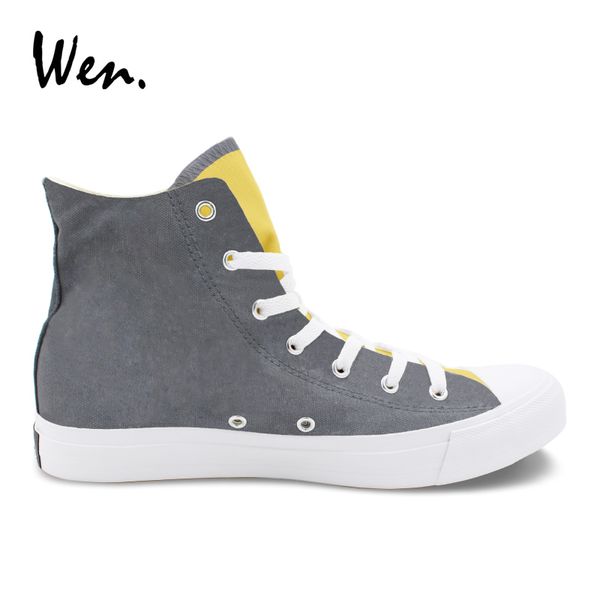 wen men canvas sneakers colored drawing steam punk hand painted vulcanize shoes casual lacing espadrilles flat women plimsolls, Black
wen men canvas sneakers colored drawing steam punk hand painted vulcanize shoes casual lacing espadrilles flat women plimsolls, Black