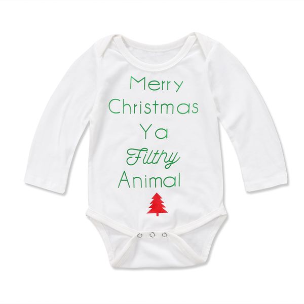 Fashion Newborn Toddler Boys Girls Long Sleeve Romper Christmas Letter Jumpsuit Outfits Clothes, White
Fashion Newborn Toddler Boys Girls Long Sleeve Romper Christmas Letter Jumpsuit Outfits Clothes, White
