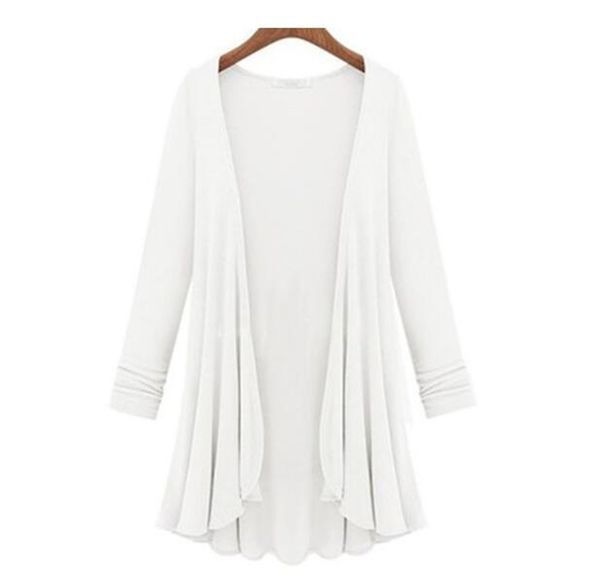 women cardigan sweater fashion cotton thin blouse long sleeve 2018 autumn winter cardigans coat big size flounce plus size, White
women cardigan sweater fashion cotton thin blouse long sleeve 2018 autumn winter cardigans coat big size flounce plus size, White