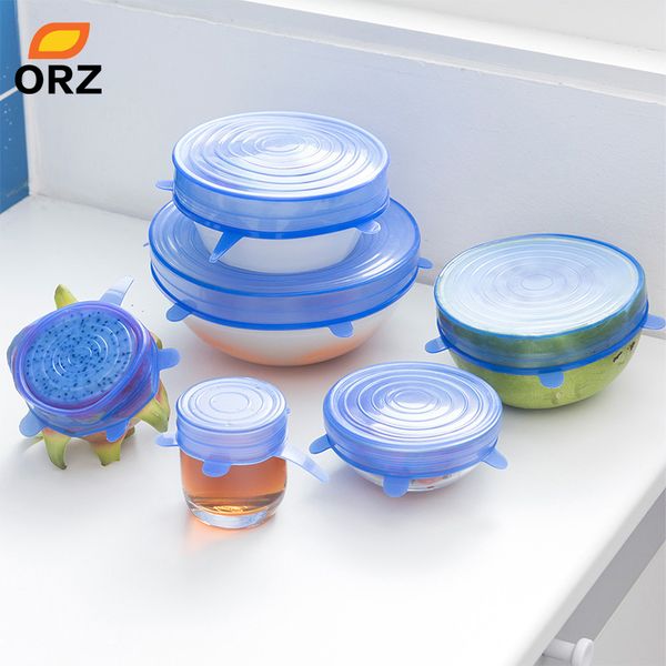 orz kitchen reusable storage cover silicone stretch lids saran wrap fresh-keeping lids kitchen accessories-6 pack
orz kitchen reusable storage cover silicone stretch lids saran wrap fresh-keeping lids kitchen accessories-6 pack