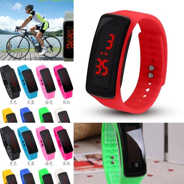 children's led second generation silicone plastic led electronic student sports watch electronic watch, Blue
children's led second generation silicone plastic led electronic student sports watch electronic watch, Blue