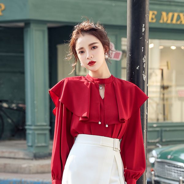 2020 spring womens and blouses candy color solid blouses female long sleeve summer irregular hollow out blusas t9025, White
2020 spring womens and blouses candy color solid blouses female long sleeve summer irregular hollow out blusas t9025, White