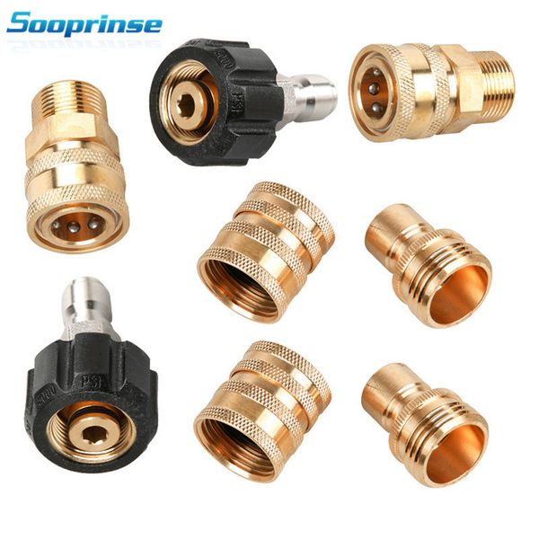 car washer 8pcs mingle pressure washer adapter set quick disconnect kit m22 swivel to 3/8'' quick connect,3/4" to release
car washer 8pcs mingle pressure washer adapter set quick disconnect kit m22 swivel to 3/8'' quick connect,3/4" to release