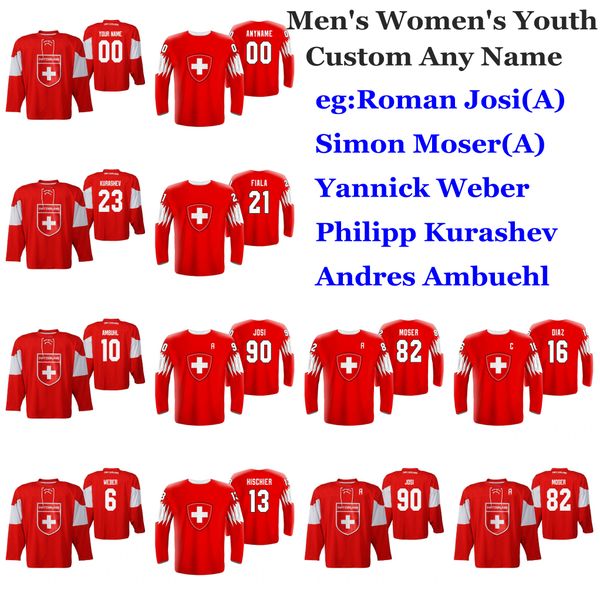 switzerland 2019 iihf world championship hockey jerseys lukas frick jersey romain loeffel joel genazzi robert mayer diaz custom stitched, Black;red
switzerland 2019 iihf world championship hockey jerseys lukas frick jersey romain loeffel joel genazzi robert mayer diaz custom stitched, Black;red