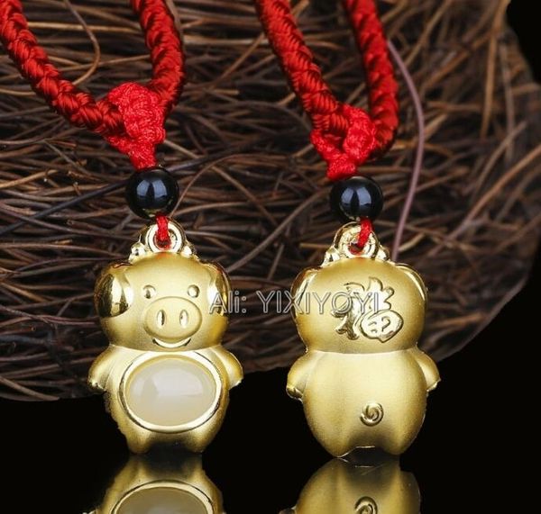 natural white hetian jade + 18k solid gold chinese blessing zodiac boar amulet pendant + necklace jewelry + certificate, Silver
natural white hetian jade + 18k solid gold chinese blessing zodiac boar amulet pendant + necklace jewelry + certificate, Silver