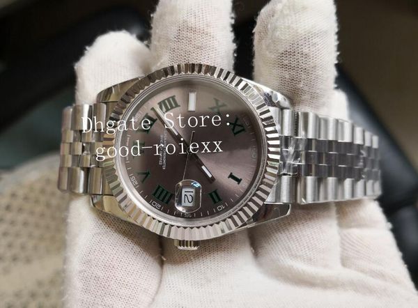 7 style 41mm mens roman wimbledon automatic asia bp factory watch jubilee bracelet 126300 watches men 126334 datejust crystal wristwatches, Slivery;brown
7 style 41mm mens roman wimbledon automatic asia bp factory watch jubilee bracelet 126300 watches men 126334 datejust crystal wristwatches, Slivery;brown